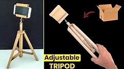 how to make cardboard tripod , Easy Adjustable homemade tripod / phone stand|BEST TRIPOD FOR YOUTUBE