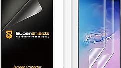 Supershieldz (2 Pack) Designed for Samsung (Galaxy S10 Plus) Screen Protector, (Full Coverage) High Definition Clear Shield (TPU)