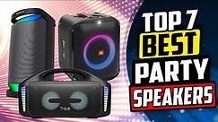 Best Party Speakers | Top 7 Reviews [2023 Buying Guide]