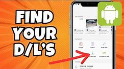 How To Find Your Downloads On Android!
