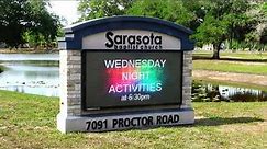 Church LED Sign for Sarasota Baptist Church