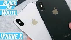 iPhone X: Black or White? Space Gray vs Silver!