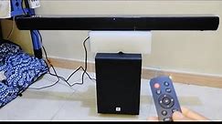 JBL CINEMA SB170 Unboxing Review, 2.1 Channel Soundbar with Wireless Subwoofer