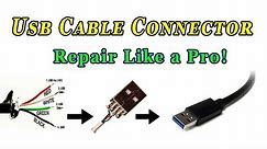 How To Repair Usb Cable Connector (100% Fix ) | Repair Usb Cable