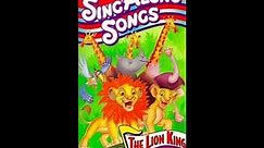 Opening & Closing To Disney's Sing-Along Songs: Circle Of Life 1994 VHS