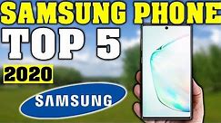 TOP 5: Best Samsung Phone 2020