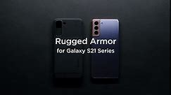 Spigen Rugged Armor Designed for Galaxy S21 Plus Case (2021) - Matte Black