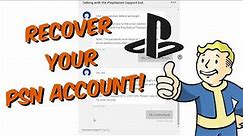 How To Recover PS4/PS5 Account with No Password or Email 2022 (PSN Hacked)