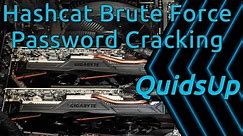 Brute Force Password Cracking with Hashcat