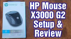 HP Wireless Mouse X3000 G2 Setup And Review