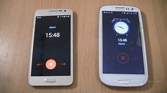 Double alarms clock at the Same Time Samsung Galaxy A3+S3 duos