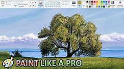 Learn How to Paint on MS Paint / Full Paint Along Tutorial