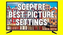📺 Sceptre 50 inch TV Best Picture Settings X505BV-FSR