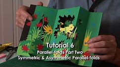 Pop-Up Tutorial 6 - Parallel-folds Part 2 Symmetric & Asymmetric