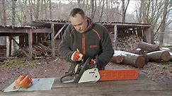 Cleaning your STIHL Chainsaw