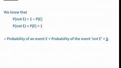 Ex 14.1, 1 - Complete (i) Probability of an event E - Ex 15.1