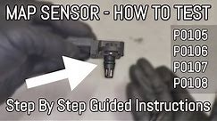 Simple MAP Sensor Testing - How To DIY