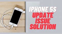 how to update iPhone 5s manually iTunes