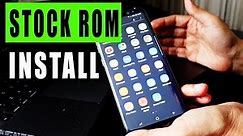 How To Install Stock ROM Via Odin on Samsung S8 Plus - 🔥 tutorial 🔥