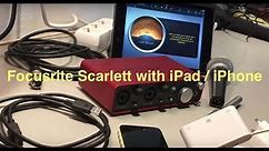 How to connect a USB audio device with an IPhone and IPad on IOS