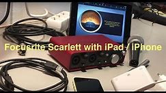 How to connect a USB audio device with an IPhone and IPad on IOS