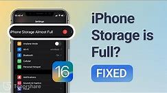 5 Ways to fix iOS 16 iPhone Storage is Almost Full 👍