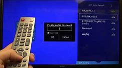 How to Connect WiFi Network in Sharp Aquos TV (32BC5E)?