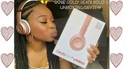 "Rose Gold" Beats Solo 3 Unboxing/Review