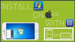 How to Install Windows 7 on iPad and iPhone | No Jailbreak!