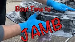 C10 Repaint: Getting Ready to Paint The Jambs. #C10, #squarebody, #restoration