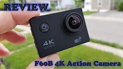 F60 4K WIFI Action Camera REVIEW and Sample Footage