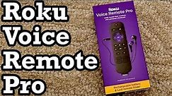 Roku Voice Remote Pro Pair Connect Use Home Monitoring Lights Doorbell Unboxing Setup Review