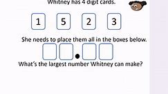 Y5 Spring Block 3 TS1 Decimals up to 2 decimal places