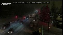 SNOW IS COMING DOWN. Live cameras of roads in northern Utah