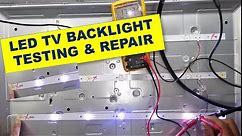 {248} How To Repair of LED TV Backlight Strips / How To Test LED TV Backlight Strip With Multimeter