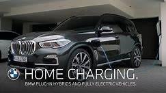 Home Charging. BMW Plug-In Hybrids and fully electric vehicles.