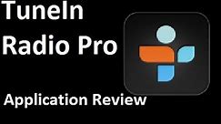 Application Review: TuneIn Radio Pro (Android)