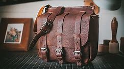 LEATHER SATCHEL - Step by Step, Easy DIY Bag (FREE PATTERN & Tutorial, and Giveaway?!)