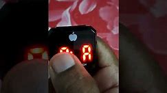 How to set time in touch watch..