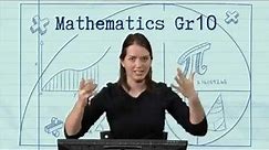 DBE Learning Tube - Mathematics: Grade 10