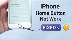 How to Fix iPhone Home Button not Working-5 Ways
