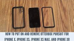 How to Put On and Remove OtterBox Pursuit for iPhone X, iPhone XS, iPhone XS Max, and iPhone XR