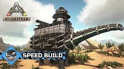 Ark: Survival Evolved - Titanosaur platform base - Homestead Titan castle Tour (speed build)