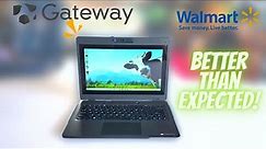 Walmart's Gateway Notebook 11.6" Touchscreen 2-in-1 Laptop Unboxing & Review! (LTE Compatible)