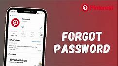 Forgot Pinterest Password? Reset Password of Pinterest Account