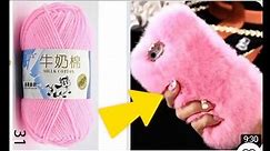 WOOL PLUSH PHONE CASE – DIY Phone Case Life Hack – Easy and Cheap - craft_mymy #51