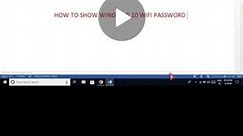 Show Wi-Fi Password | Windows 10 / 11 | NETVN