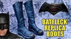 Dawn of Justice Batman Boots by John Ninco: Unboxing & Review!