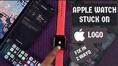 Apple Watch Stuck on Apple Logo with Circle? 2 Easy Ways to Fix!