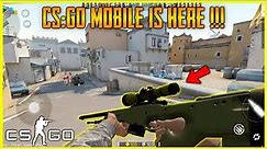 CS:GO MOBILE GAMEPLAY IS HERE WITH ICONIC MAPS | COUNTER STRIKE GLOBAL OFFENSIVE FOR MOBILE !!!😍👀🔥